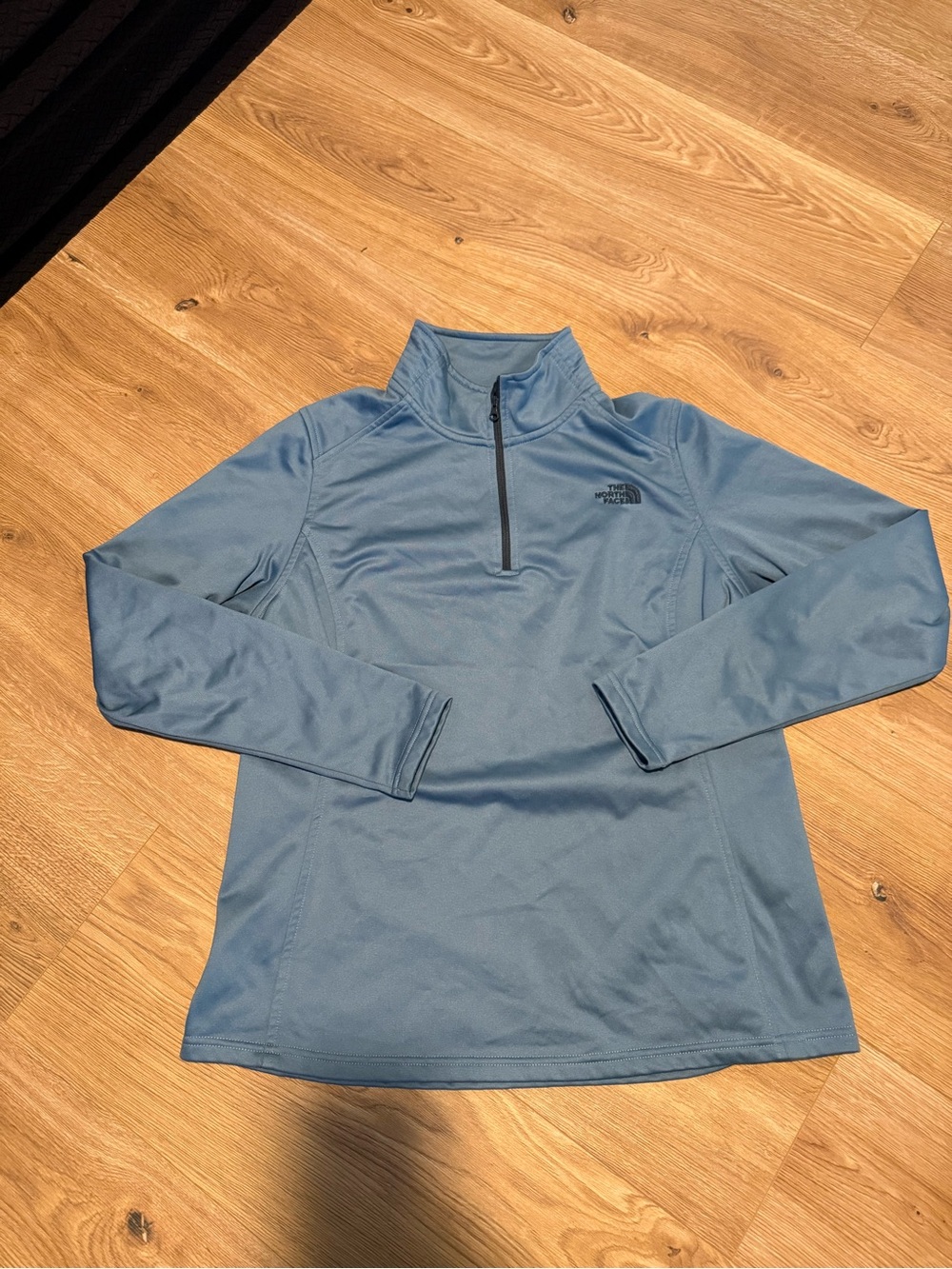 The North Face Women's Dusty Blue Half-Zip Ski Pullover